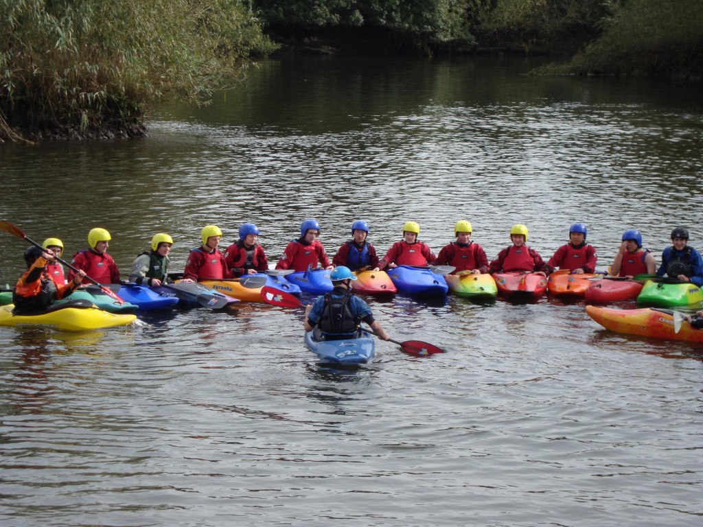 Freshers on the Itchen
